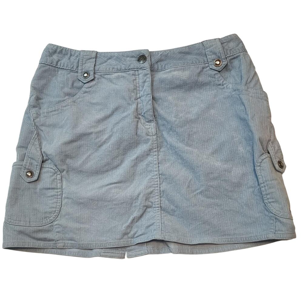 Cloudveil Corduroy Skirt, Size 8, Baby Blue, Size Pockets